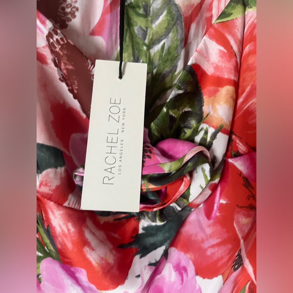 NWT RACHEL ZOE FLORAL TOP - Picture 2 of 4